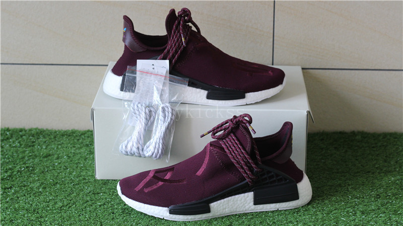 Real Boost Parrell Williams Adidas NMD Family & Friend Wine Red